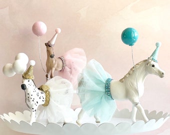 Horse Cake Topper / Cowgirl Party Decor