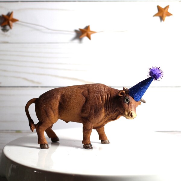 Cowboy Birthday Cake Topper Western Birthday Rodeo  Boy Birthday Party Animal Bull Riding Cake Topper