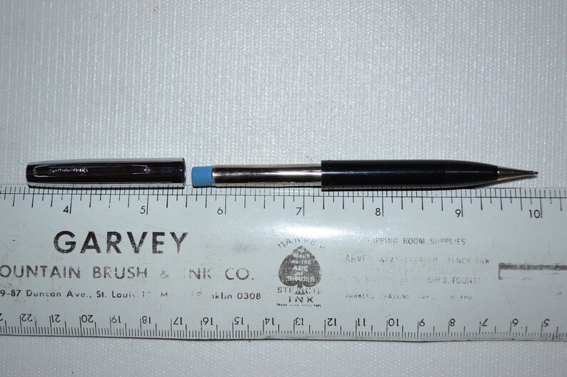 Sheaffer/'s Vintage Fountain Pen /& Pencil Set in Black with Chrome Caps