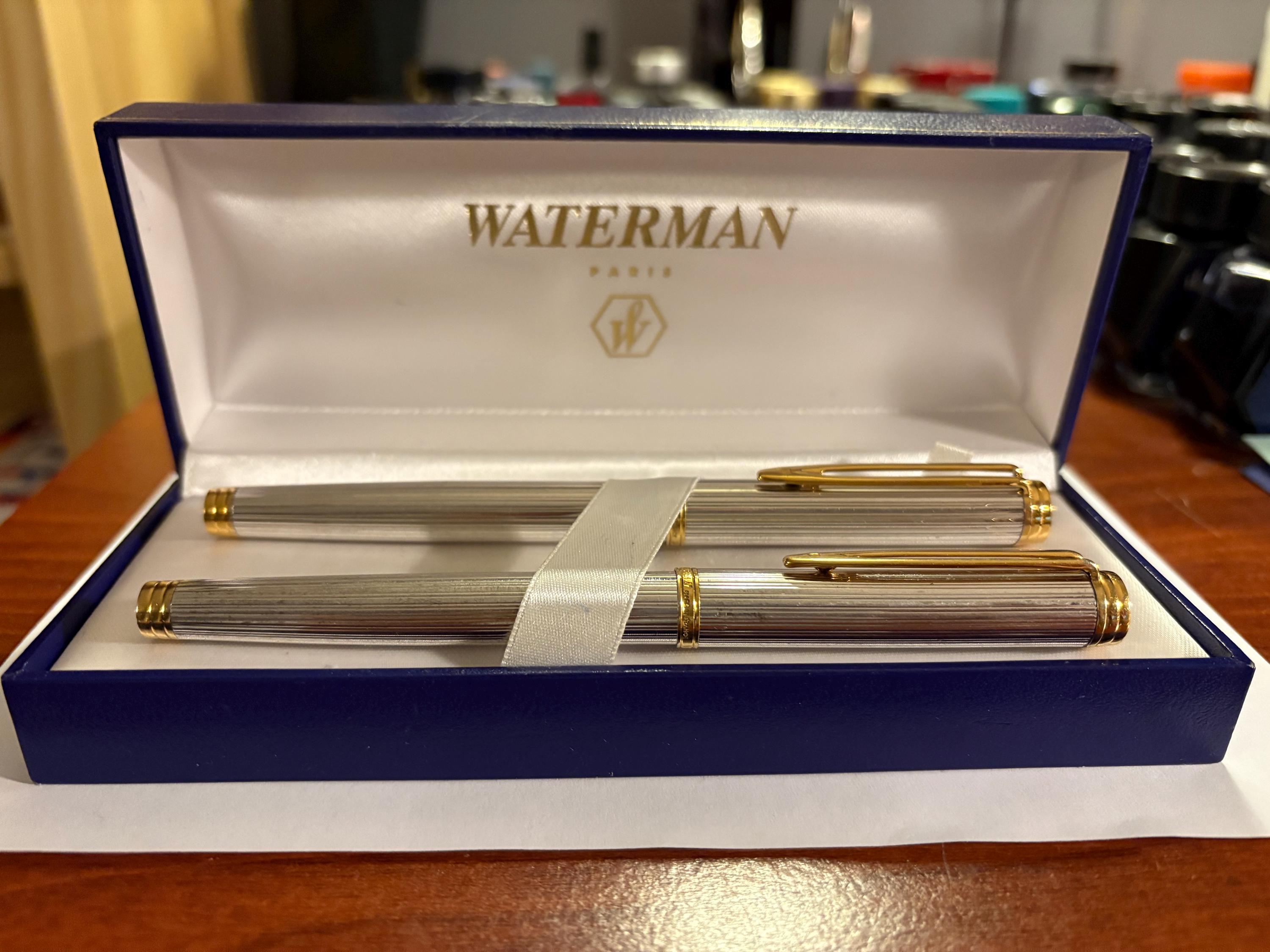 Waterman silver pen - Etsy 日本