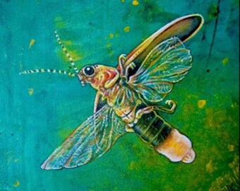 Firefly Ceramic Tile Night Light - Limited Edition Art