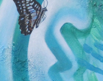 Blue Queen II Ceramic Tile