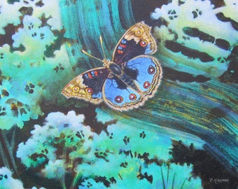 Butterfly Ceramic Tile, Bird's Eye View