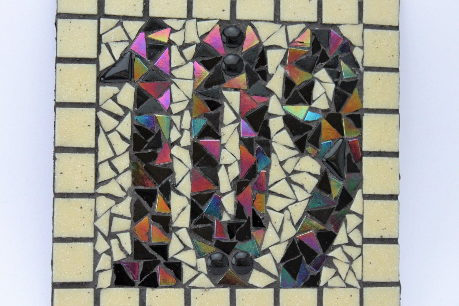 Mosaic Door Number Plaques 3 numbers Etsy