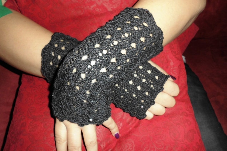 Gloves Merino anthracite image 1