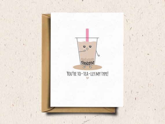 Boba | Greeting Card Boba | Greeting Card