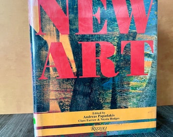 1991 New Art Coffee Table Book Modern Art Rizzoli New York Andreas Papadakis - Free Shipping
