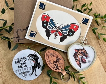 Gift Bundle Artist-Made American Traditional Tattoo Artist Merch - Get what you get - Free Shipping