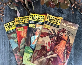 1968-70 Classics Illustrated Comics - Sold Together - Free Shipping