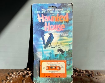 1979 Disney Haunted House Sounds Cassette - Original Packaging - Free Shipping