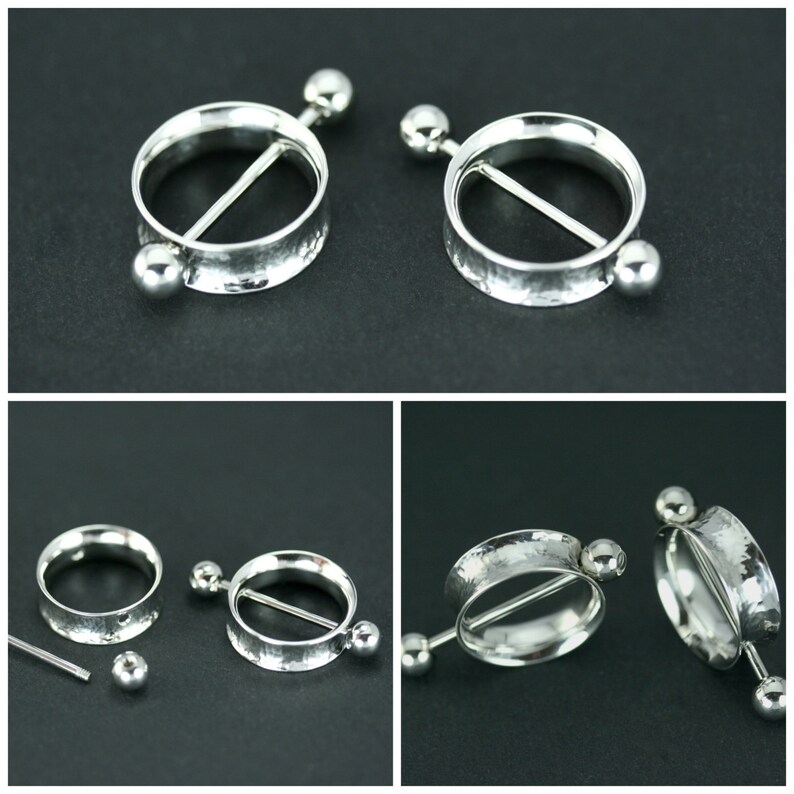 Nipple ring Nipple piercing Nipple jewelry Nipple hoops Etsy