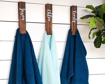 Jumbo Towel Clips, Towel holder, Towel hooks, hooks for bathroom