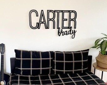 Name Sign for Nursery, Boy Name Sign, Boy Nursery, Name Sign Kid Room, Nursery Name, Custom Sign