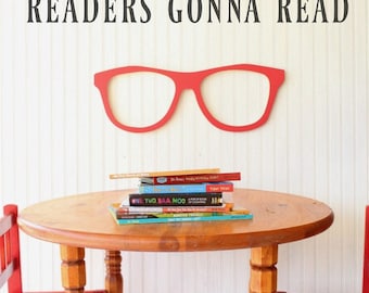 Classroom Decor Glasses, Teacher Gift, Reading Corner Decor