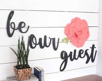 Be Our Guest* Be Our Guest Decor* Beauty and the Beast* Guest Room* Guest Room Ideas* guest room decor