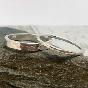 Sterling Silver Stacking Rings Stackable Ring Set 925 Silver Rings ...