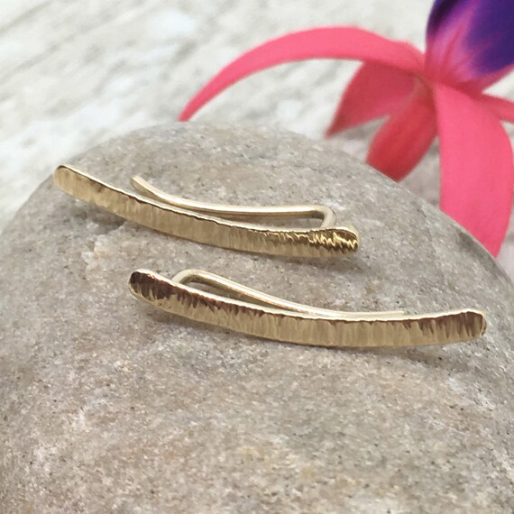 9ct gold ear climbers clearance