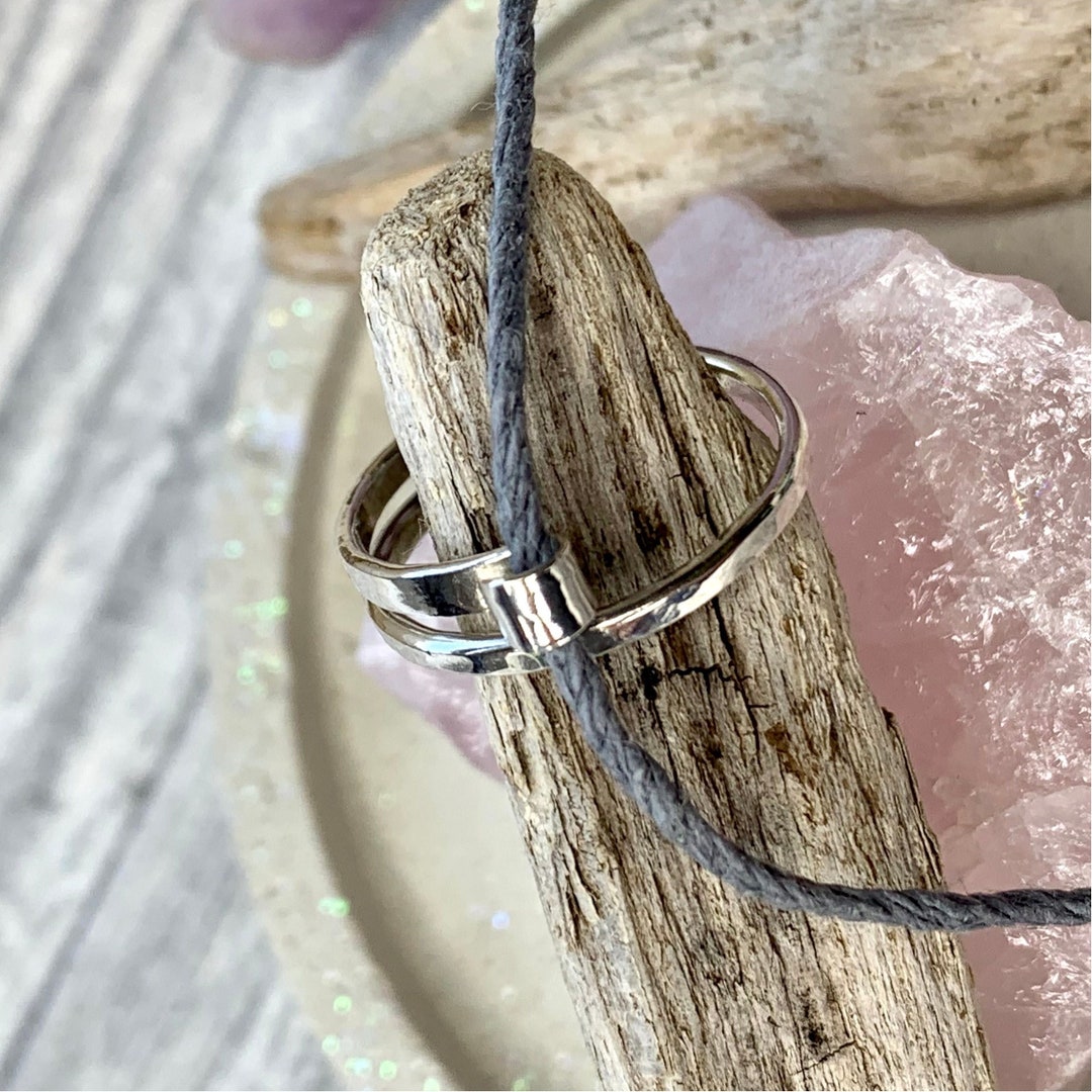 Sterling Silver Crochet Tension Ring for Knitters and Crocheters Yarn