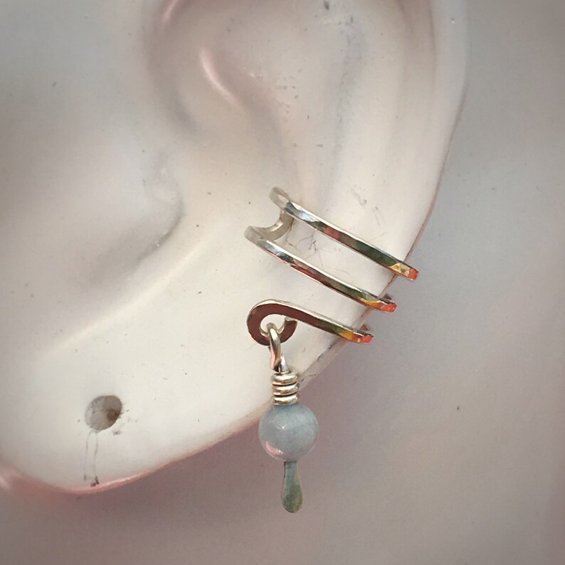 Ear Cuff Sterling Silver Ear Cuff No Piercing Conch Cuff Etsy UK