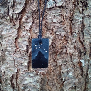 Little Dipper Constellation - Painted Necklace