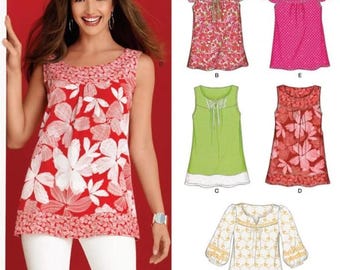 New Look 6871 Paper Sewing Pattern – Women's Top, Size 10-22, Easy