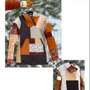 Quilted Hoodie from Wellspring Designs in Wearables Paper Pattern