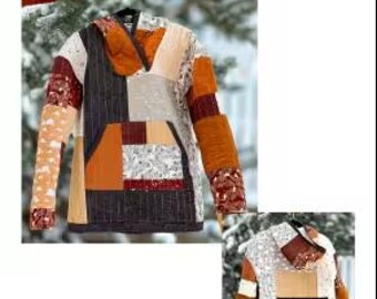 Quilted Hoodie from Wellspring Designs in Wearables Paper Pattern