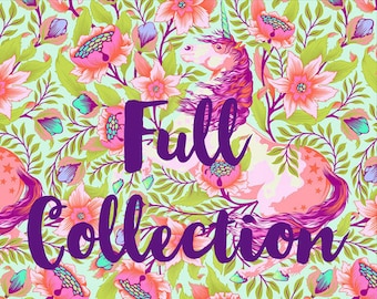 PINKERVILLE &quot;Fat Quarter Bundle&quot; by  Tula Pink~ includes one of each fabric in this 21 Piece collection, Fabric by Free Spirit~Limited~OOP