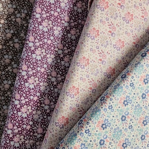 Plum Garden Tilda Oop Flower Confetti 4pc Fat Quarter Bundle