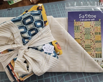 Ruby Star Quilt Kit and Pattern-Cotton Quilting fabric