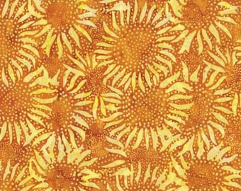 Marigold Batik ~ # 884H-529 ~ From Hoffman Fabrics Bali Chop Batiks by Hoffman Collection In Batiks ~ Sold by the yard