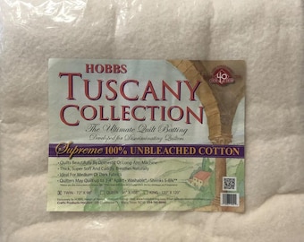 Tuscany Supreme 100 percent Natural Cotton Batting Twin  72 by 96 in
