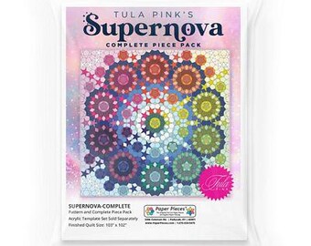 Supernova Pattern and Paper Pieces by Tula Pink