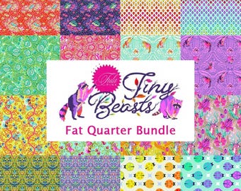 Tiny Beasts 14 pc Bundles by Tula Pink ~ OOP ~ Rare