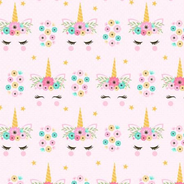 On Sale~1yd Cuts, Hide & Seek Unicorn, sold in a one yard pre-cut piece # DX0244PC2