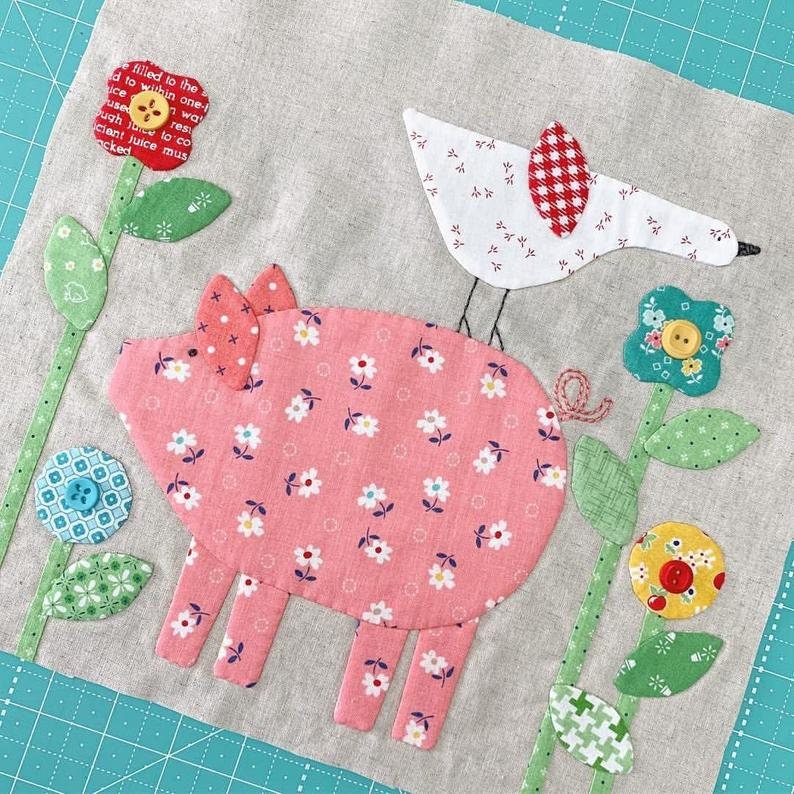 Farm Sweet Farm Quilt Kit by Lori Holt for Riley Blake | Etsy