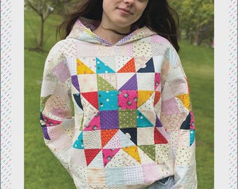 Lexi Hoodie Paper Pattern  by Melly and Me  CAMM204