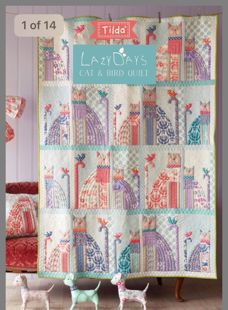 Quilts from Tilda's Studio Pattern Book ~ Collector's Book with Many Patterns and Beautiful Photos inside image 5