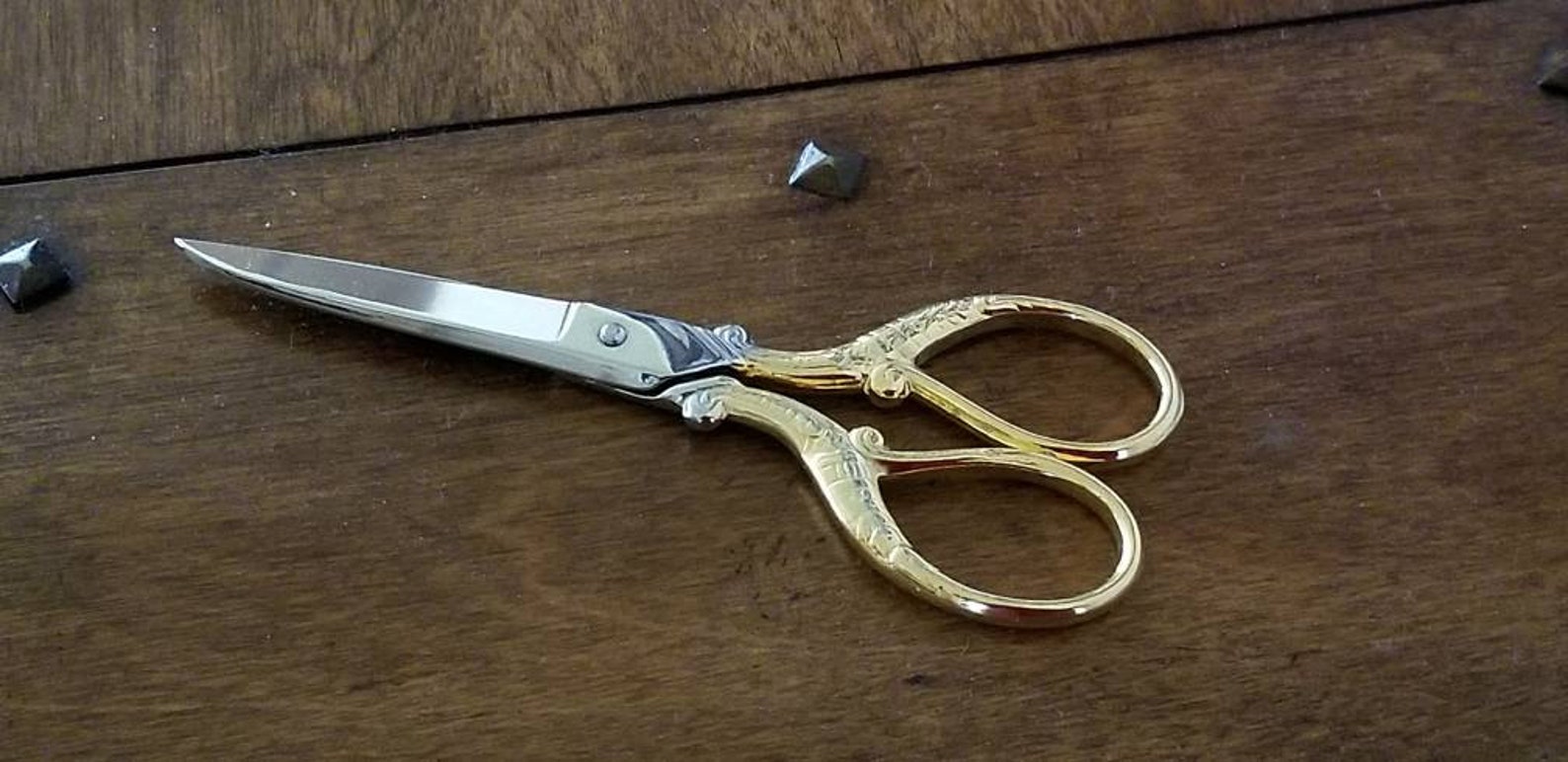 5in Scissors Italian Vintage Gold ~ Makes for a Nice Gift! - Etsy