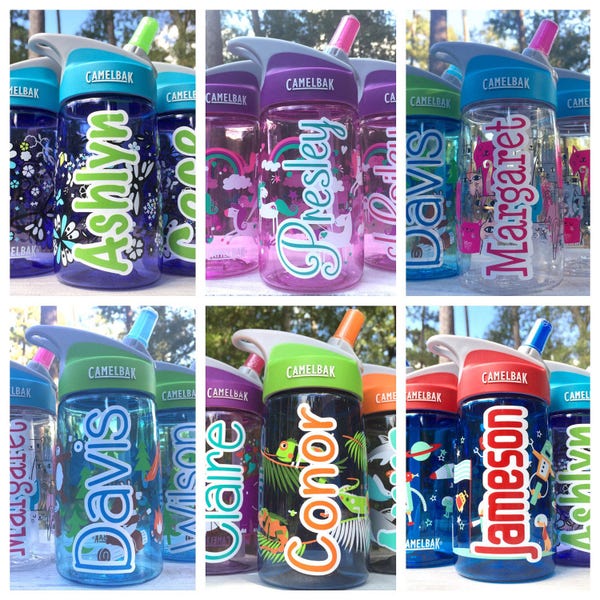 DECAL ONLY-Personalized Name Decals, Decals for Kids Camelbak Water Bottles, personalized camelbak decals, water bottle name decals