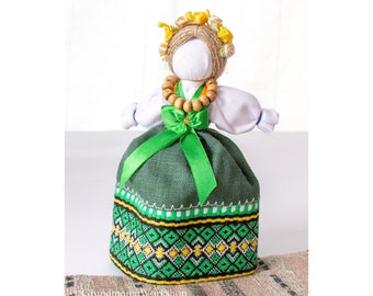 Ukrainian Motanka doll, Woman talisman doll, Ukrainian Handmade Gift, Ukrainian gift Easter, Easter decor doll amulet magical gift