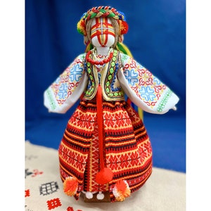 Amulet female Motanka Ukrainian Handmade Motanka doll Ukrainian Ukraine gift doll OOAK Pregnancy gift collectible doll magical amulet doll image 1