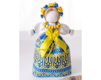 Ukrainian Motanka doll, Woman talisman doll, Ukrainian Handmade Gift, Ukrainian gift Easter, collectible doll amulet magical gift