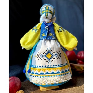 Motanka doll Ukraine Ukrainian gift Handmade Ukrainian Motanka Amulet female Slavic amulet Prosperity gift Ukraine Bride talisman Family image 1