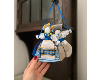 Motanka Ukraine decor motanka doll Ukrainian gift wedding amulet for pair, Magical amulet doll, Gift for Ukrainian Folk Ukrainian art