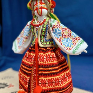 Amulet female Motanka Ukrainian Handmade Motanka doll Ukrainian Ukraine gift doll OOAK Pregnancy gift collectible doll magical amulet doll image 9