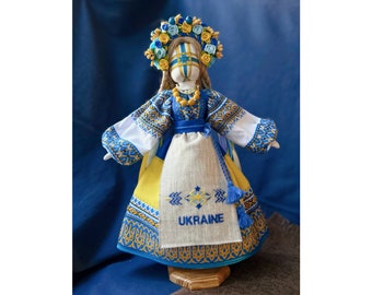 Ukraine doll Motanka Ukrainian Handmade Ukrainian Motanka Ukraine gift Amulet female Slavic amulet Prosperity gift Ukraine Bride talisman