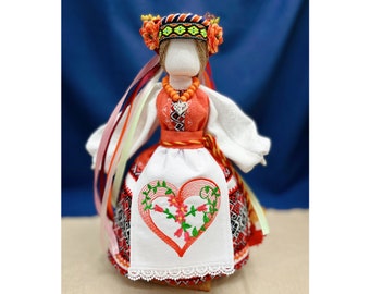 Talisman doll Motanka doll Ukraine, handmade Ukraine souvenir, Art Ukraine folk gift Made in Ukraine, Slavic Amulet family, Prosperity gift