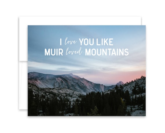 Love You Landscape Card Love You Landscape Card