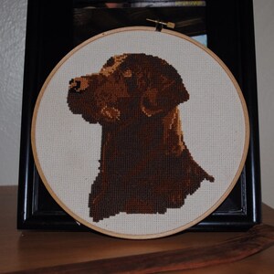 Chocolate Labrador Dog Pattern - Etsy